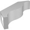 Ekena Millwork 3 1/2-in. W x 14-in. D x 14-in. H Funston Architectural Grade PVC Knee Brace BRCP035X14X14FST - alternate 3